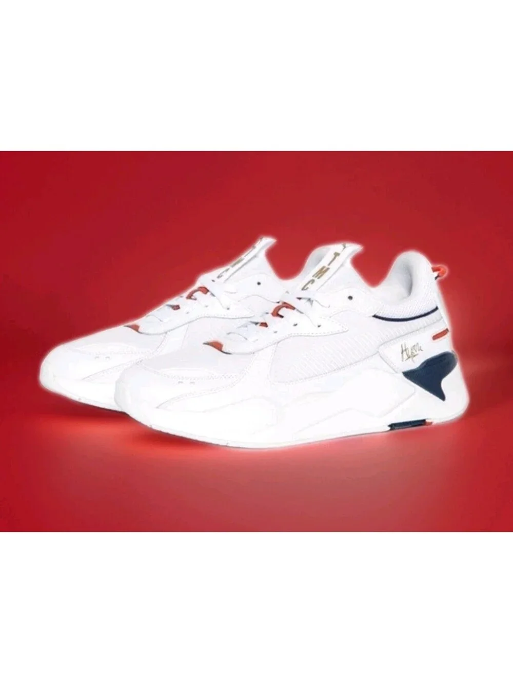 Puma RS-X TMC Running Shoes 40TH ANNIVERSARY Nipsey Mens 12 White Peacoat 387281